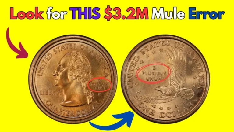 $3.2M Mule Error Sacagawea Dollar with Quarter Reverse Found in Roll