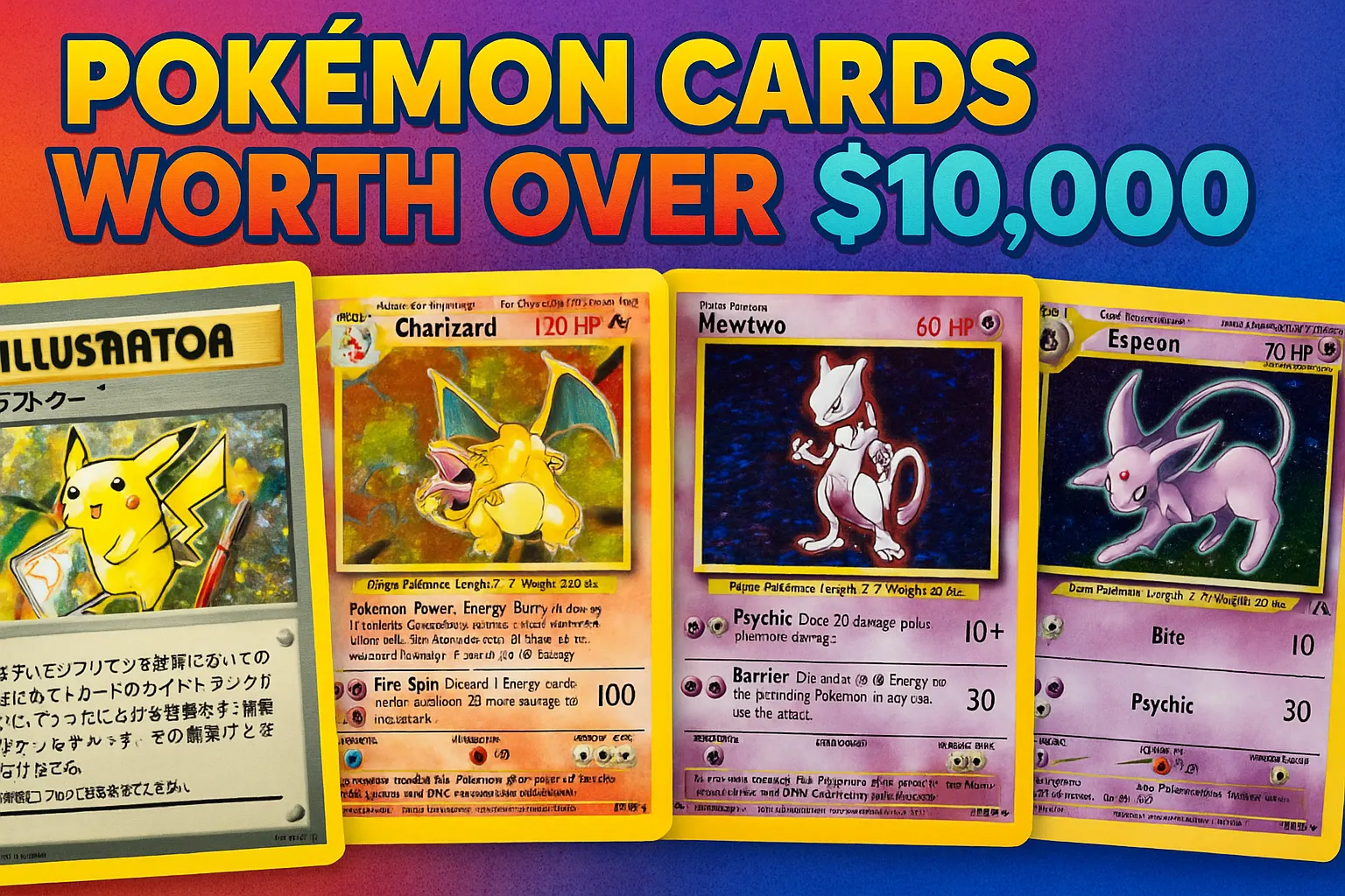 These 10 Pokémon Cards Are Worth Over $10,000 in 2025 – Check If You Have One!